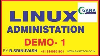 linux tutorial videos | linux administration training| linux tuterial for biginers | R Srinuvash