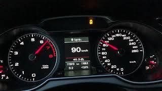 Audi A4 B8,5 2.0 TFSI 225 KM quattro test 0-100 km/h + 0-160 km/h, Avant, Stock