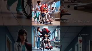 Amy Rose Is Sick And Uses A Wheelchair #amyrose #shadowthehedgehog #sonic #cartoon