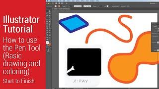 Illustrator Tutorial - Pen Tool Basics