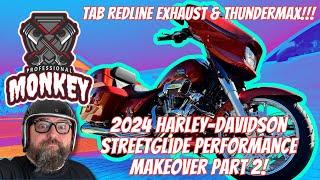 New Harley Davidson Street Glide Performance Project Part 2 - Tab Redline and ThunderMax ECM!