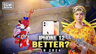 IPHONE 12 BETTER THAN ANDROID IN 2024 ??  iPhone 12 BGMI 60 FPS TEST IN 2024 | Panlight YT