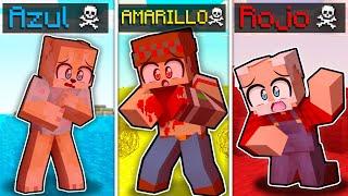 ¡Minecraft PERO los COLORES nos MATAN! 🟥🟨🟩🟦 SILVIOGAMER MINECRAFT PERO