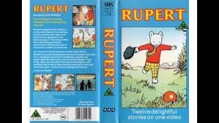 Original VHS Opening and Closing to Rupert UK VHS Tape