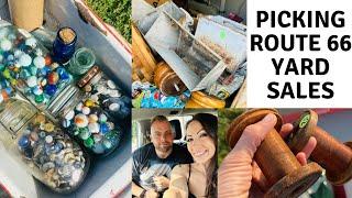 Picking Route 66 Yard Sales with Philly Phlipper! You won’t believe the prices on these finds! 