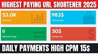 Make $15 CPM with the Highest Paying URL Shortener | How To Make Money URL Shortener