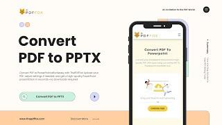 How to Convert PDF to PPTX for Free Online | Fast & Easy with The PDF Fox!