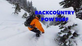 Pow Surfing in the PNW Backcountry via Splitboard