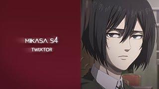 Mikasa Ackerman Season 4 Twixtor Clips