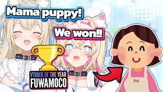 FUWAMOCO called their mom to tell her about their accomplishment, but...