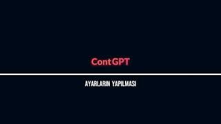 Ayarlar - ContGpt V5 Yapay Zeka İçerik Oluşturucu