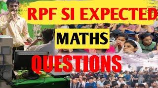 RRB RRB SI  2024 PYQ ANALYSIS | RRB NTPC MATHS PYQ ANALYSIS | RPF MATHS ANALYSIS |