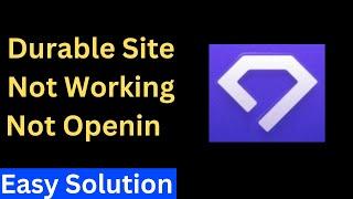 Fix Durable Website Not Working & Opening on Chrome Browser