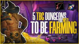 5 TBC Dungeons You NEED to be Farming | Dragonflight Gold Farming