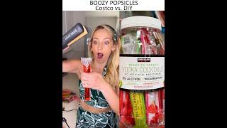 Boozy Popsicles: Costco vs. DIY