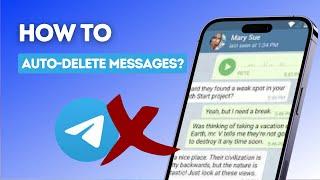 How to auto-delete messages on Telegram?