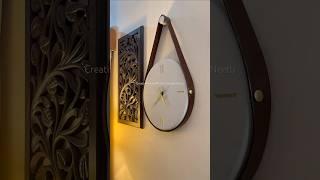 Diy cement clock under Rs. 300 ️ #shorts #ytshorts #ytpartner #cementcraft #diycement #diycrafts