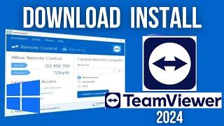 How to Download TeamViewer in Windows 11 /10 (2024) | Download TeamViewer in Laptop PC