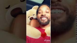 Will Smith using AR (Augmented Reality) on TikTok