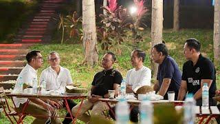 Presiden Jokowi Nikmati Malam di IKN Bersama Para Menteri, IKN, 29 Februari 2024