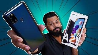 Samsung Galaxy A21s Unboxing & First Impressions  Exynos 850, 5000mAh Battery & More