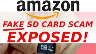 Amazon Sells FAKE SD CARDS and WE HAVE PROOF!