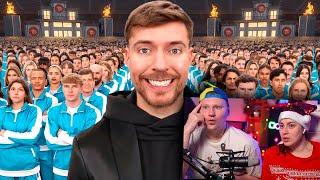 2,000 Человек Борются За $5,000,000 | РЕАКЦИЯ на MrBeast