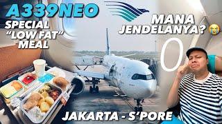 NYARIS ZONK! Garuda Indonesia A330-941NEO GA828 CGK-SIN | Jangan Duduk di 40A/K!