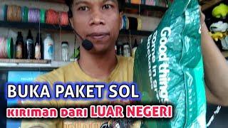 MEMBUKA PAKET SOL SEPATU KIRIMAN DARI LUAR NEGERI