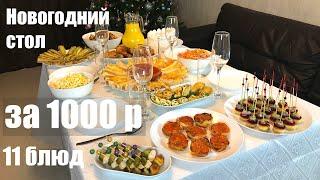 Новогодний стол за 1000 рублей