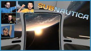 Реакция Летсплейщиков на ФИНАЛ | Subnautica