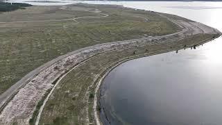 Cottbuser Ostsee, Bärenbrücker Bucht, Ostufer mit Blick aufs Solarfeld. 09.10.24