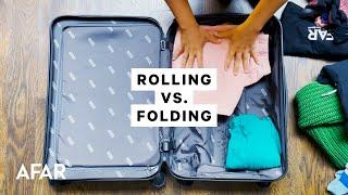 Does Rolling vs. Folding Clothes Actually Save You Space in Your Suitcase?