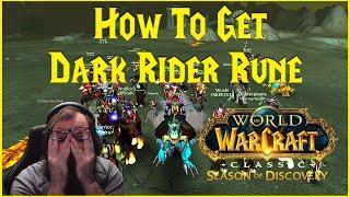 Season of Discovery: How To Get Dark Rider Rune