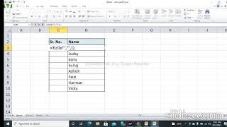 How To Add Serial Number Without Using Mouse & Dragging In MS Excel | MS Excel Hacks |Shortcut Keys|