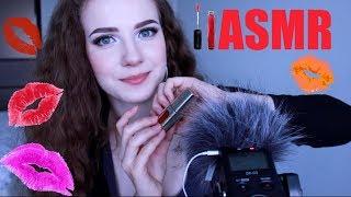 ASMR|| Lipstick || Lip gloss|| Lip Smacking|| Whisper|| Irregular Mouth Sounds||