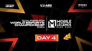 MLBB | INDONESIA VS MALAYSIA - PLAYOFF | IESF ASIA REGIONAL QUALIFIERS 2024 | DAY 4