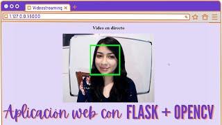  Videostreaming con Flask y OpenCV | Python