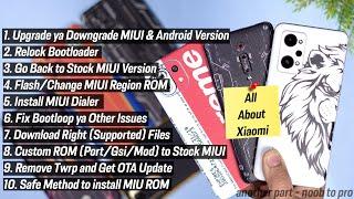 Install MIUI Dialer | Fastboot ROM | Lock Bootloader | Fix Bootloop | Change Region | Downgrade MIUI