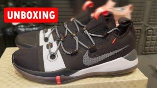 UNBOXING Nike KOBE AD EXODUS ' Black ' + CLOSER LOOK #mamba4Life #mamba #kobe #lakers