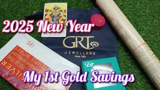 My 1st Gold Saving in new year 2025 GRT gold coin purchase with no wastage offer #grt #gold #savings