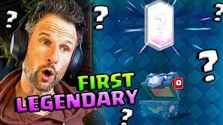 OPENING My FIRST LEGENDARY in CLASH ROYALE!