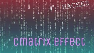 matrix effect in your terminal ||look like a hacker