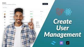 Create User Management, image upload with Beautiful UI - Laravel, React, Inertia, Shadcn