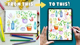 Digitize Your Hand-Painted Art with Procreate: A Step-by-Step Guide