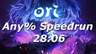 Ori wotw Any% (Easy) Speedrun in 28:06