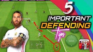 5 IMPORTANT Defending Tips You should know in pes2021 mobile | How to defend like a pro in pes2021