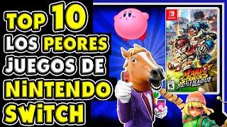 Top 10: Los PEORES juegos de Nintendo Switch [Mundo N Íntimo #33]