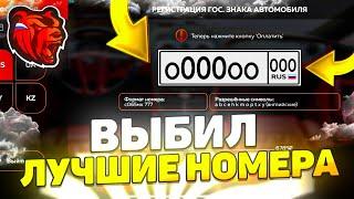 ШОК! ВЫБИЛ ЛУЧШИЕ НОМЕРА НА BLACK RUSSIA! ПОДНЯЛ 100КК!?