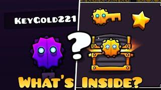 How To Get Gold Key & Unlock Gold Chest In Geometry Dash 2.207!